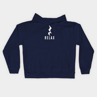 Relax - Quarter Note Rest with a Twist Kids Hoodie